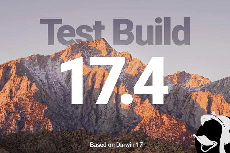 Test Build 17.4 Based on Darwin 17